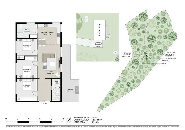 Floorplan of Homely rural property listing, 293 Mossy Rock Lane, Rylstone NSW 2849