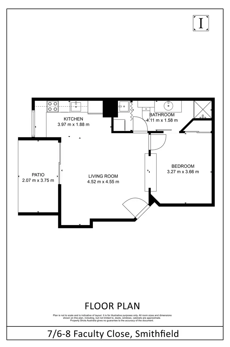 Floorplan of Homely unit listing, 7/6-8 Faculty Close, Smithfield QLD 4878
