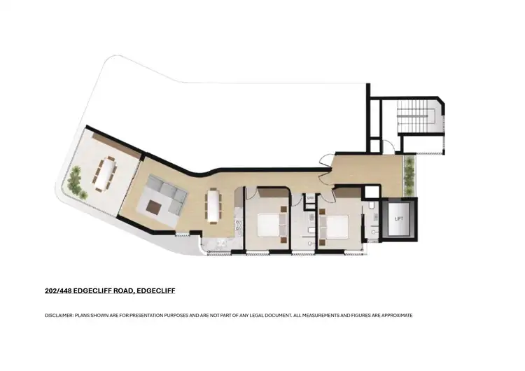 Floorplan of Homely apartment listing, 202/448 Edgecliff Road, Edgecliff NSW 2027