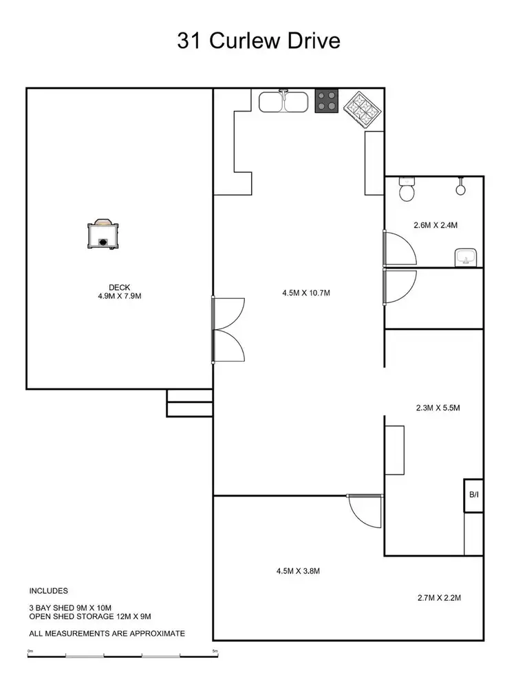Floorplan of Homely rural property listing, 31 Curlew Drive, Lanitza NSW 2460