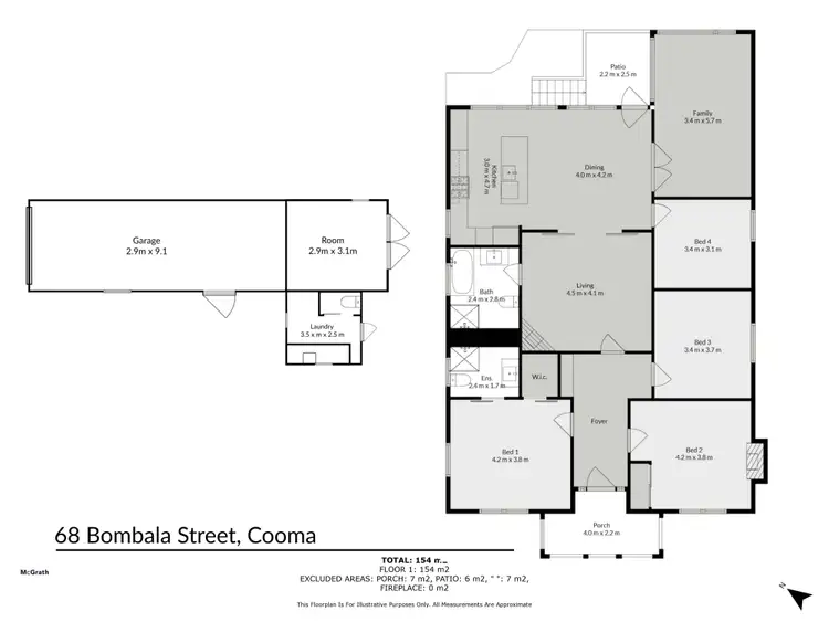 Floorplan of Homely house listing, 68 Bombala Street, Cooma NSW 2630