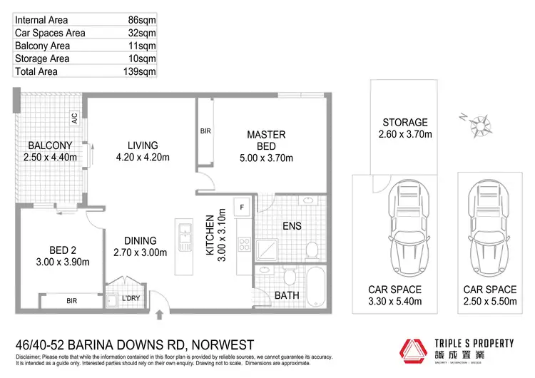 Floorplan of Homely apartment listing, 46/40-52 Barina Downs Road, Norwest NSW 2153