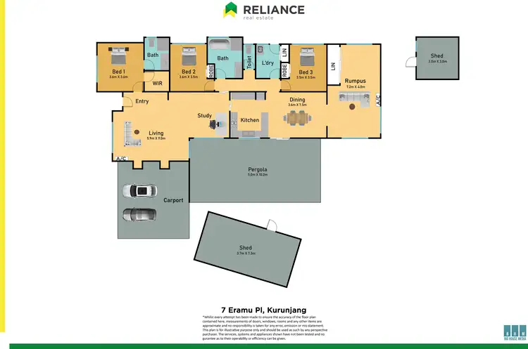 Floorplan of Homely house listing, 7 Eramu Place, Kurunjang VIC 3337