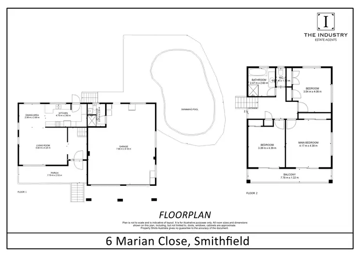 Floorplan of Homely house listing, 6 Marian Close, Smithfield QLD 4878