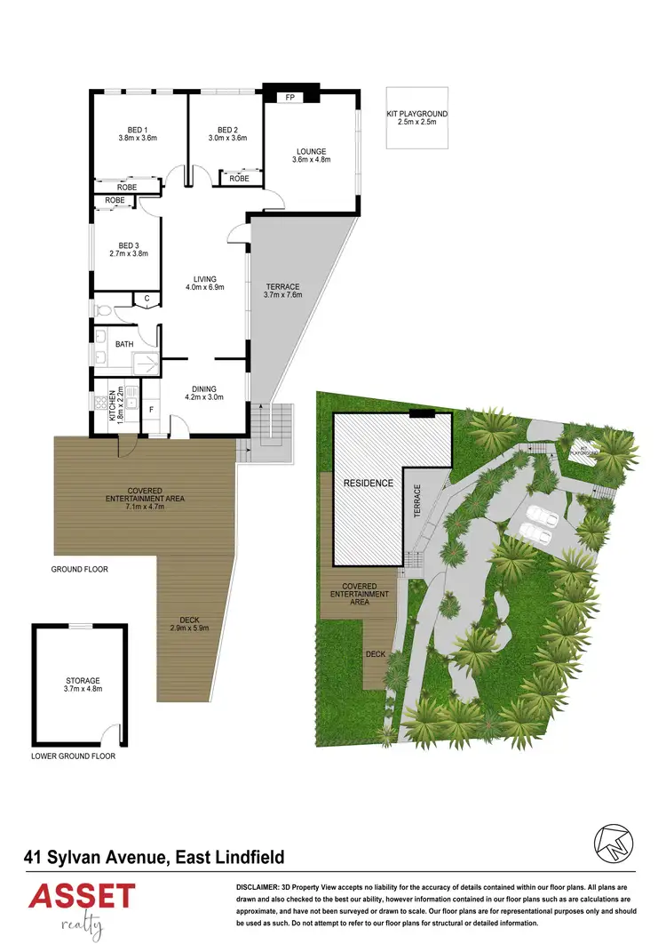 Floorplan of Homely house listing, 41 Sylvan Avenue, East Lindfield NSW 2070