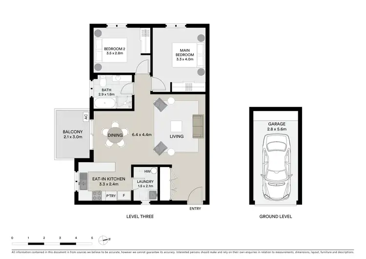 Floorplan of Homely apartment listing, 85/336 West Street, Naremburn NSW 2065