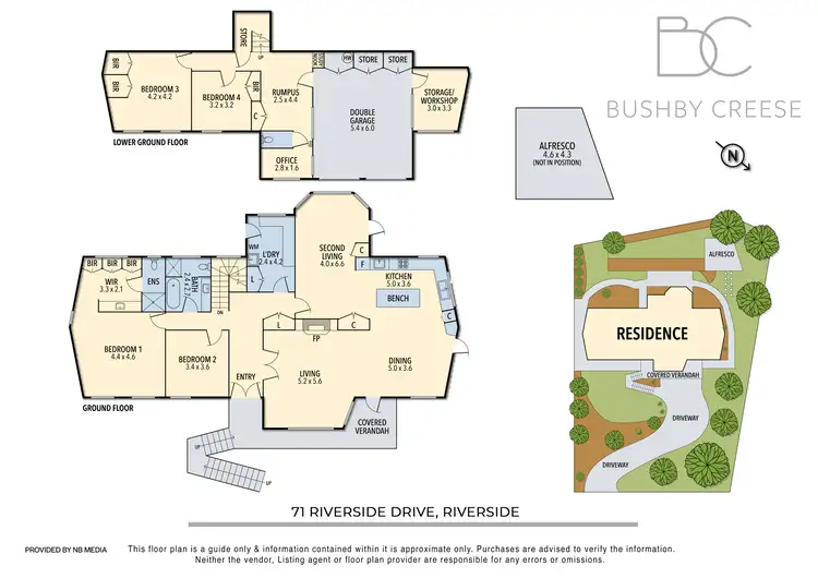Floorplan of Homely house listing, 71 Riverside Drive, Riverside TAS 7250