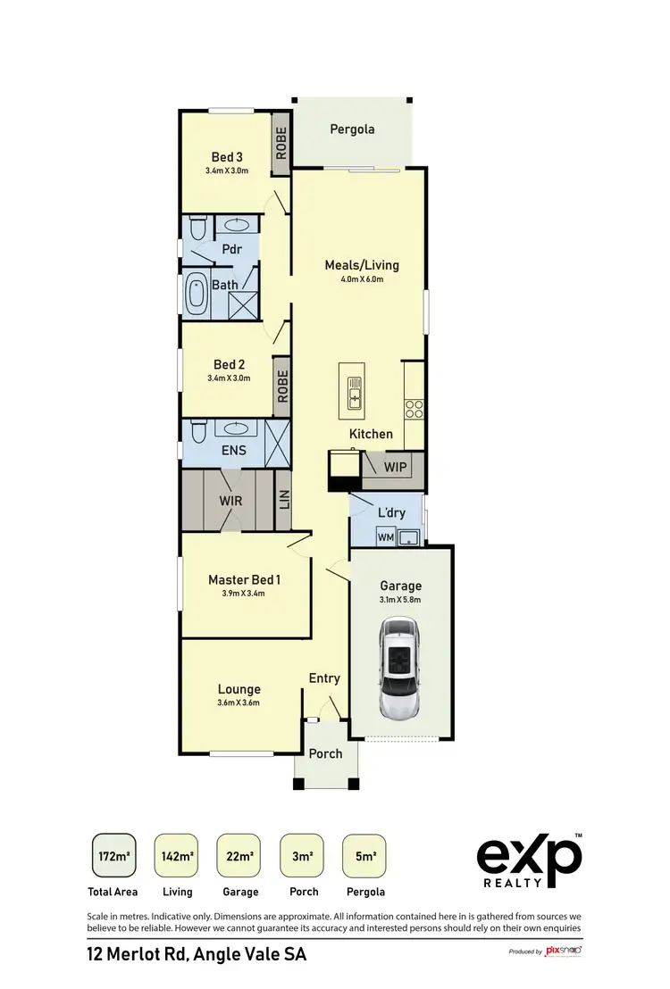 Floorplan of Homely house listing, 12 Merlot Road, Angle Vale SA 5117