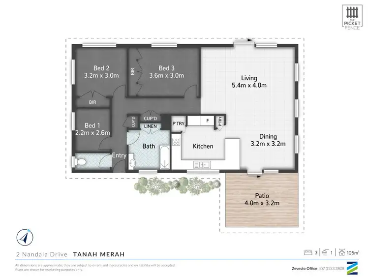 Floorplan of Homely house listing, 2 Nandala Drive, Tanah Merah QLD 4128