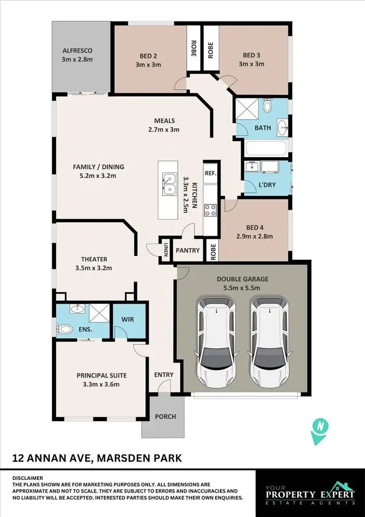 Floorplan of Homely house listing, 12 Annan Avenue, Marsden Park NSW 2765