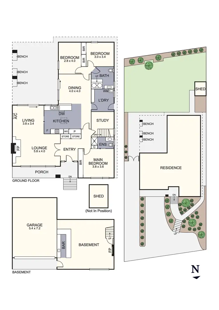 Floorplan of Homely house listing, 84 Mount Dandenong Road, Croydon VIC 3136