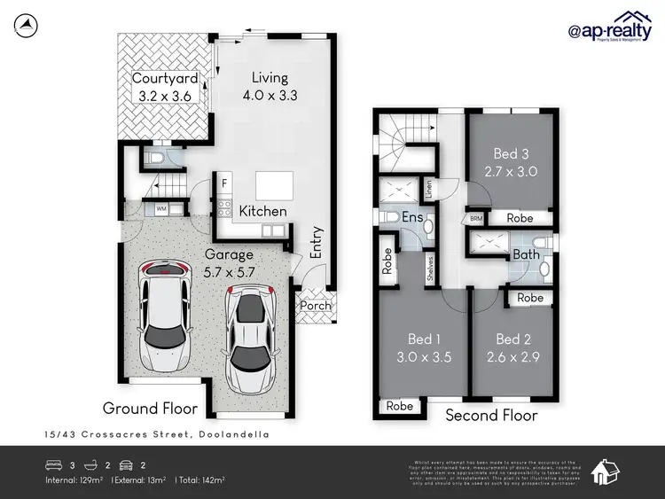 Floorplan of Homely house listing, 15/43 Crossacres Street, Doolandella QLD 4077