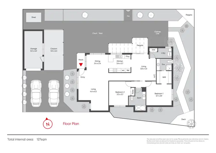 Floorplan of Homely unit listing, 6/3 A'Beckett Road, Bunyip VIC 3815