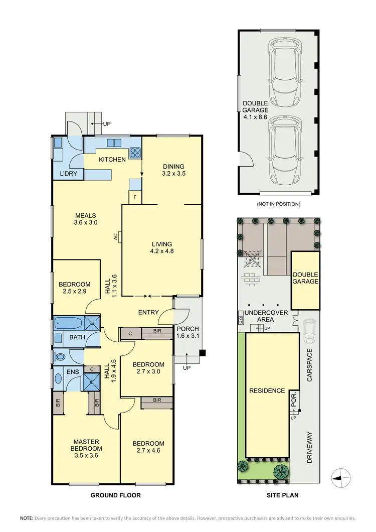 Floorplan of Homely house listing, 54 Fitzgerald Road, Essendon VIC 3040