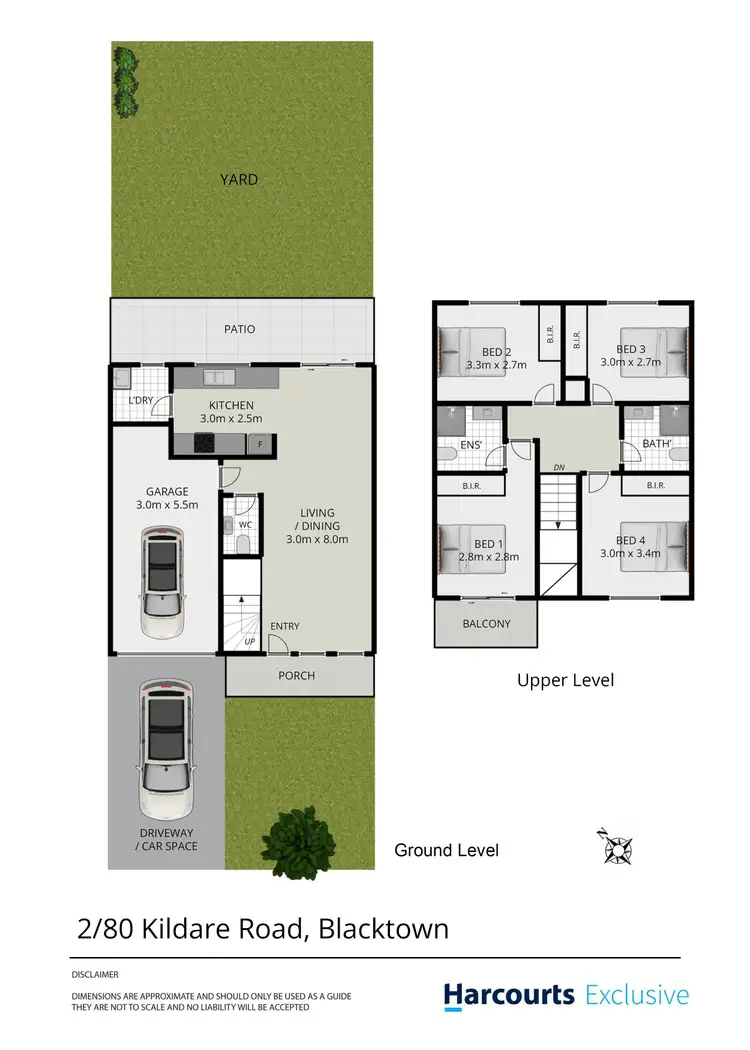 Floorplan of Homely townhouse listing, 2/80 Kildare Road, Blacktown NSW 2148