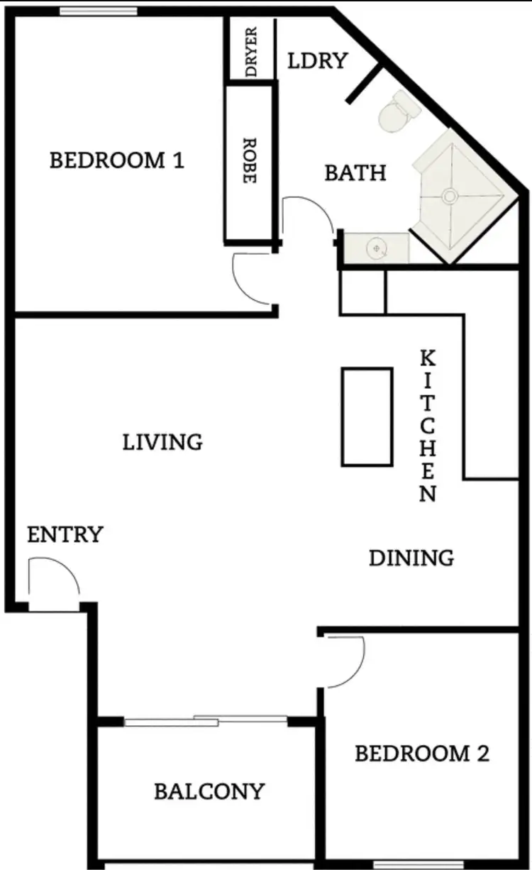 Floorplan of Homely apartment listing, 32/19 Condamine Street, Turner ACT 2612