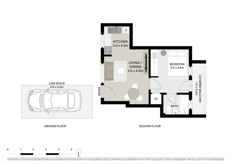 Floorplan of Homely apartment listing, 13/1 Hawkesbury Avenue, Dee Why NSW 2099
