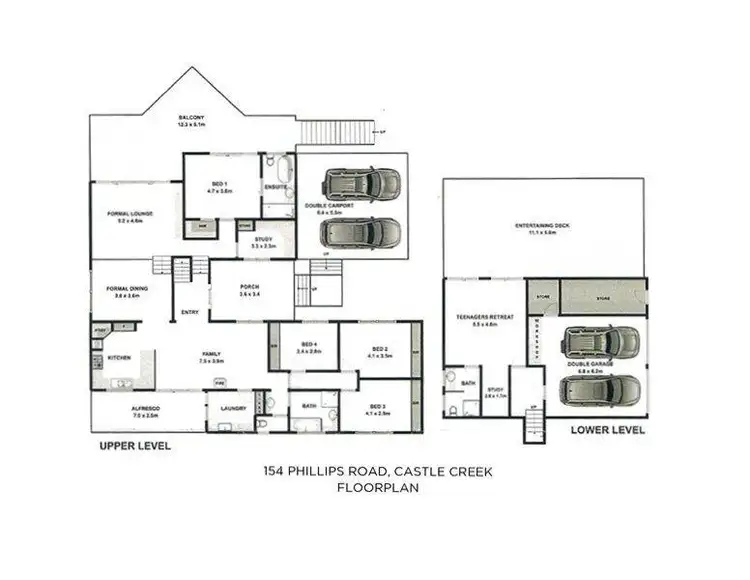 Floorplan of Homely rural property listing, 154 Phillips Road, Castle Creek VIC 3691