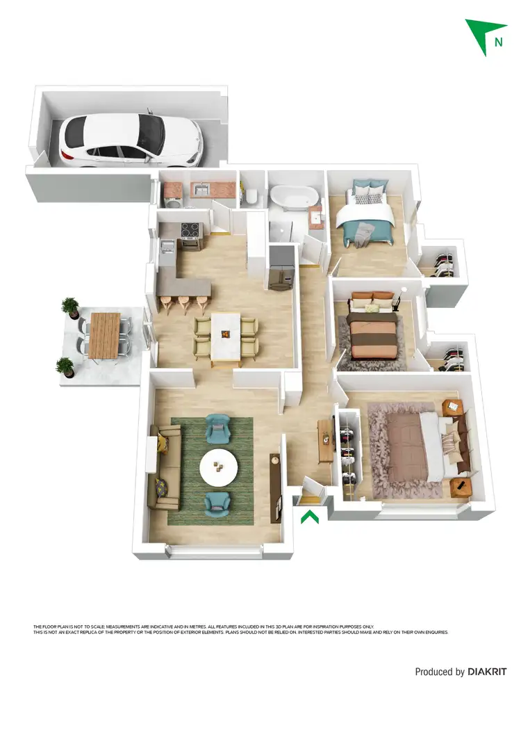 Floorplan of Homely unit listing, 1/24 Scovell Crescent, Maidstone VIC 3012