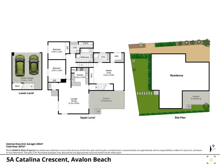 Floorplan of Homely house listing, 5a Catalina Crescent, Avalon Beach NSW 2107