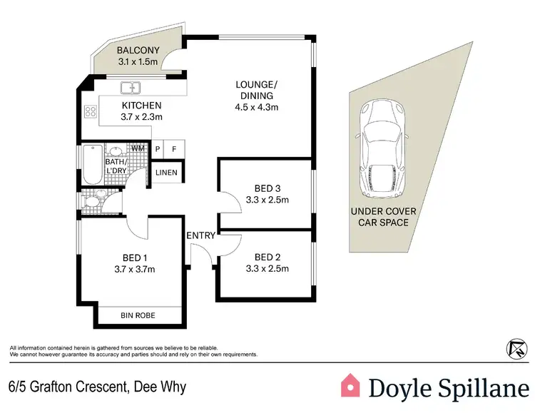 Floorplan of Homely apartment listing, 6/5 Grafton Crescent, Dee Why NSW 2099
