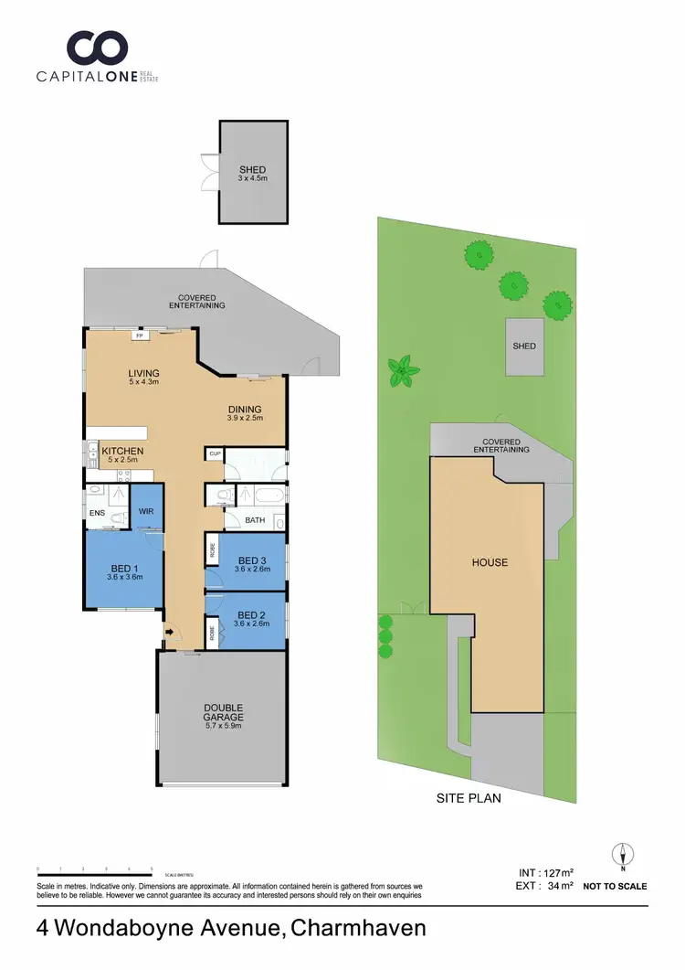 Floorplan of Homely house listing, 4 Wondaboyne Avenue, Charmhaven NSW 2263