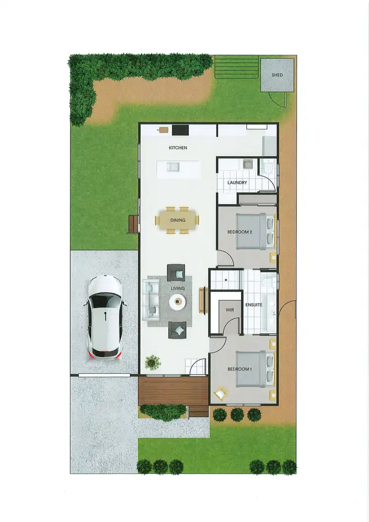 Floorplan of Homely unit listing, 71/110 Thornton Avenue, St Leonards VIC 3223