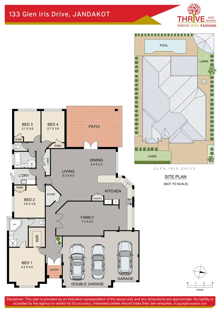 Floorplan of Homely house listing, 133 Glen Iris Drive, Jandakot WA 6164