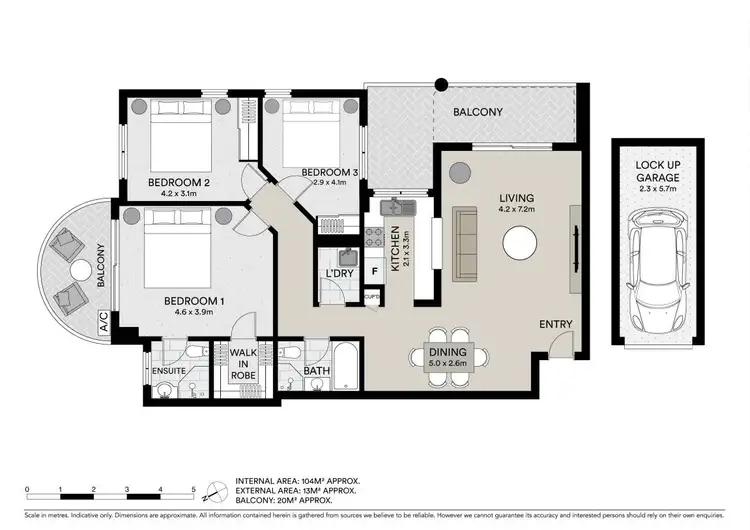 Floorplan of Homely unit listing, 2/12 Everton Road, Strathfield NSW 2135