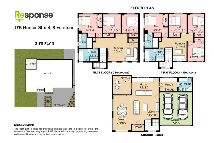 Floorplan of Homely house listing, 17B Hunter Street, Riverstone NSW 2765