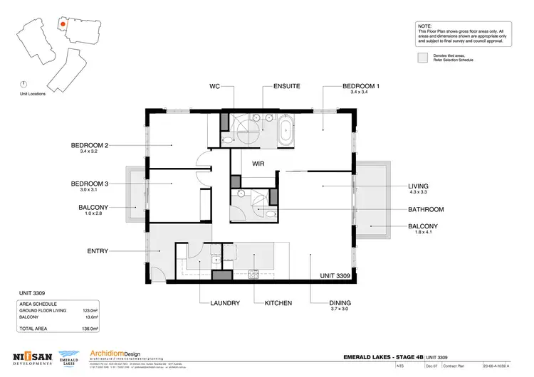 Floorplan of Homely unit listing, 2031/3029 The Boulevard, Carrara QLD 4211