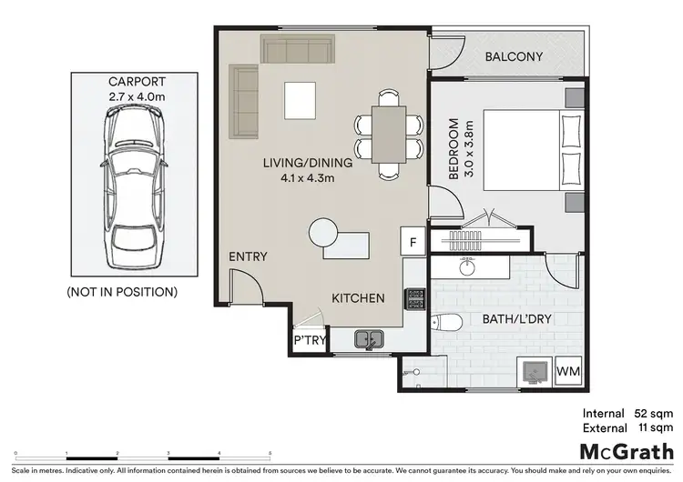 Floorplan of Homely apartment listing, 11/15 Greenlands Avenue, Sandy Bay TAS 7005