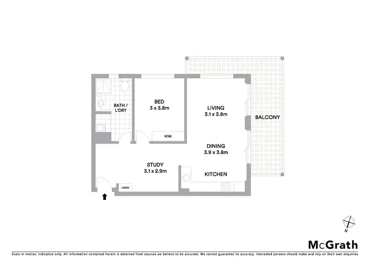 Floorplan of Homely apartment listing, 1207/41 Waitara Avenue, Waitara NSW 2077