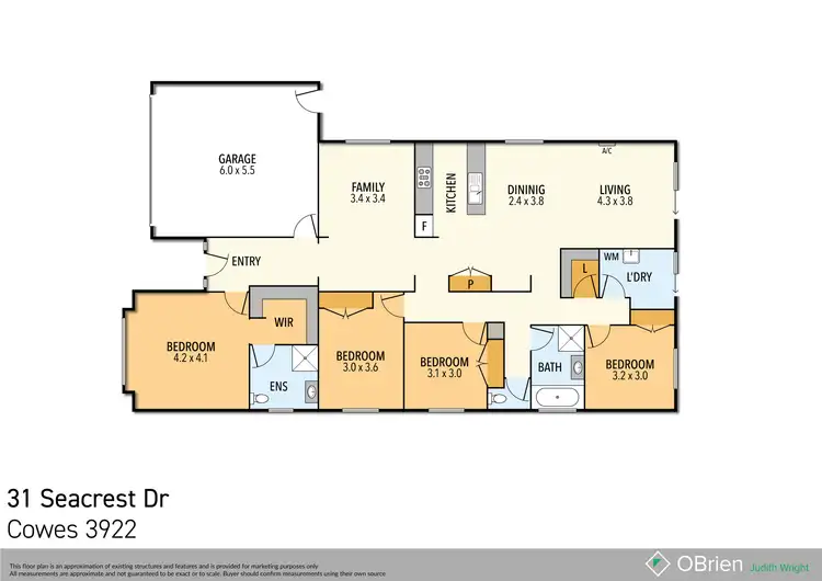 Floorplan of Homely house listing, 31 Seacrest Drive, Cowes VIC 3922