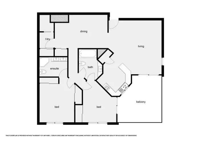 Floorplan of Homely apartment listing, 828/12-21 Gregory Street, Westcourt QLD 4870