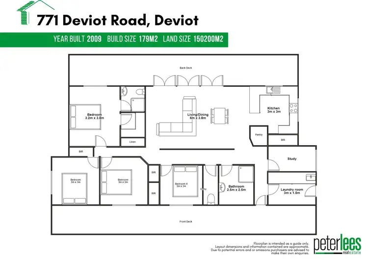 Floorplan of Homely house listing, 771 Deviot Road, Deviot TAS 7275