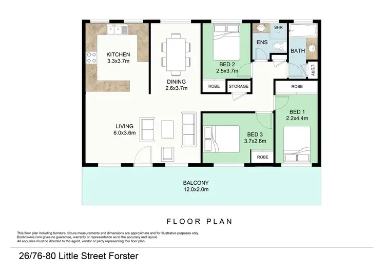 Floorplan of Homely unit listing, 26/76-80 Little Street, Forster NSW 2428