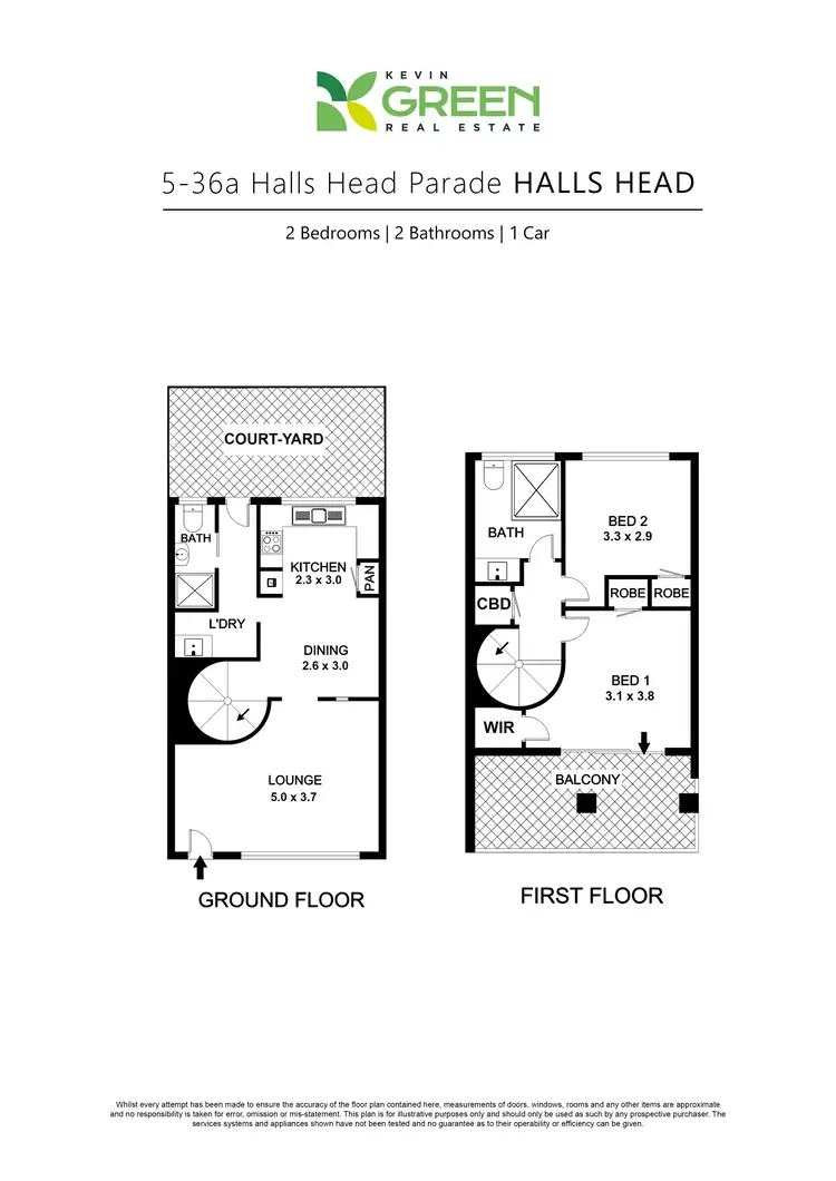 Floorplan of Homely unit listing, 5/36A Halls Head Parade, Halls Head WA 6210
