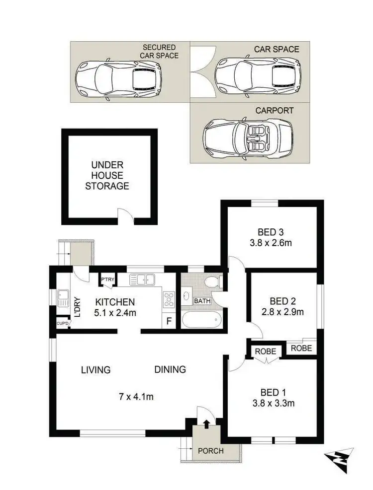 Floorplan of Homely house listing, 7 May Walk, Lalor Park NSW 2147