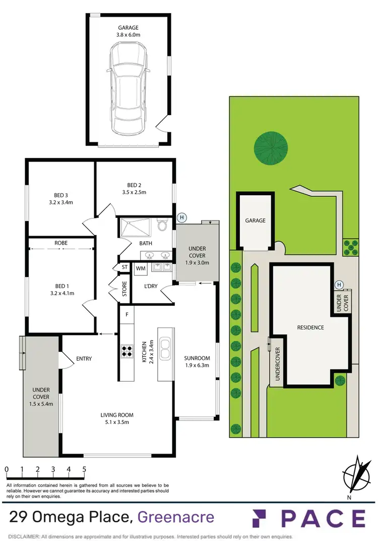 Floorplan of Homely house listing, 29 Omega Place, Greenacre NSW 2190