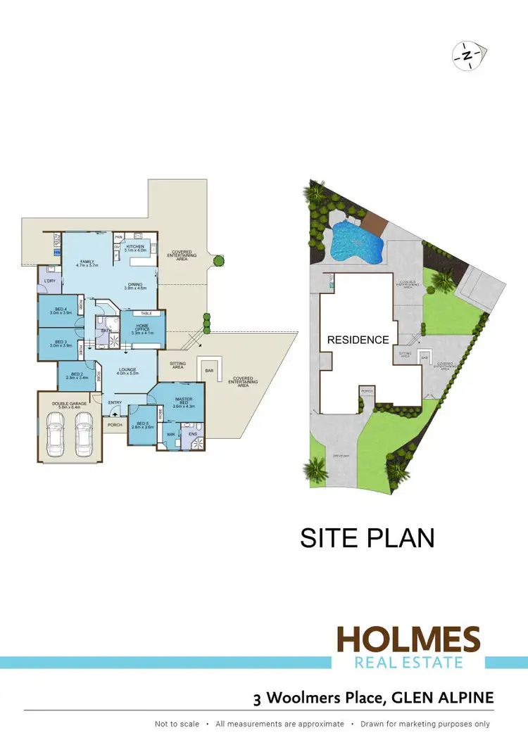 Floorplan of Homely house listing, 3 Woolmers Place, Glen Alpine NSW 2560