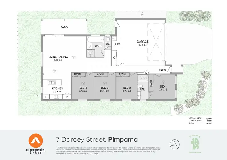 Floorplan of Homely house listing, 7 Darcey Street, Pimpama QLD 4209