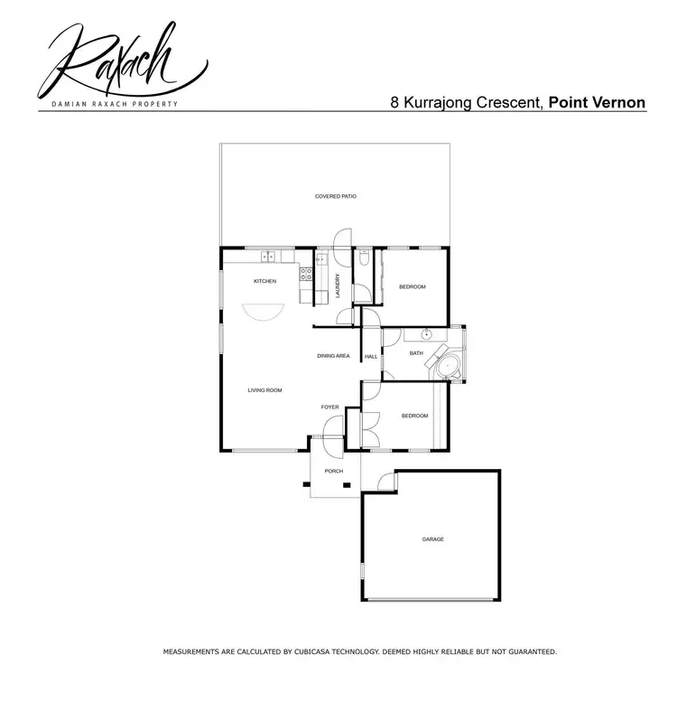 Floorplan of Homely house listing, 8 Kurrajong Crescent, Point Vernon QLD 4655