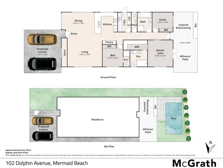 Floorplan of Homely house listing, 102 Dolphin Avenue, Mermaid Beach QLD 4218