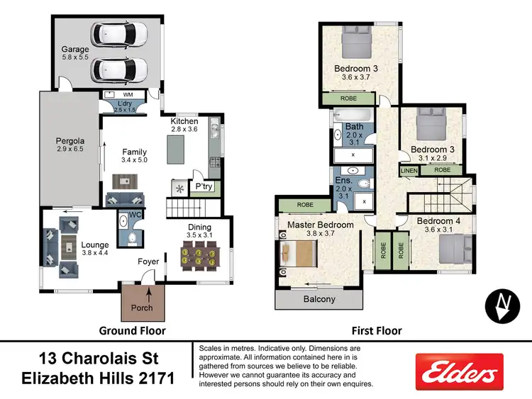 Floorplan of Homely house listing, 13 Charolais Avenue, Elizabeth Hills NSW 2171