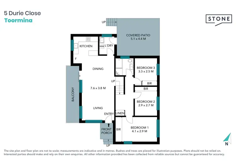Floorplan of Homely house listing, 5 Durie Close, Toormina NSW 2452