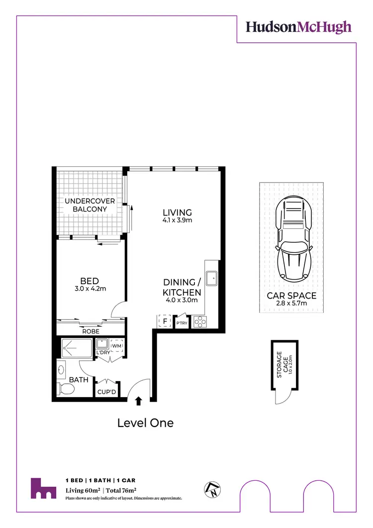 Floorplan of Homely unit listing, 110/2 Stanley Street, Burwood NSW 2134