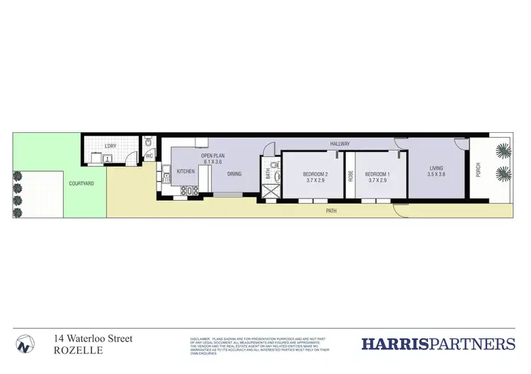 Floorplan of Homely house listing, 14 Waterloo Street, Rozelle NSW 2039