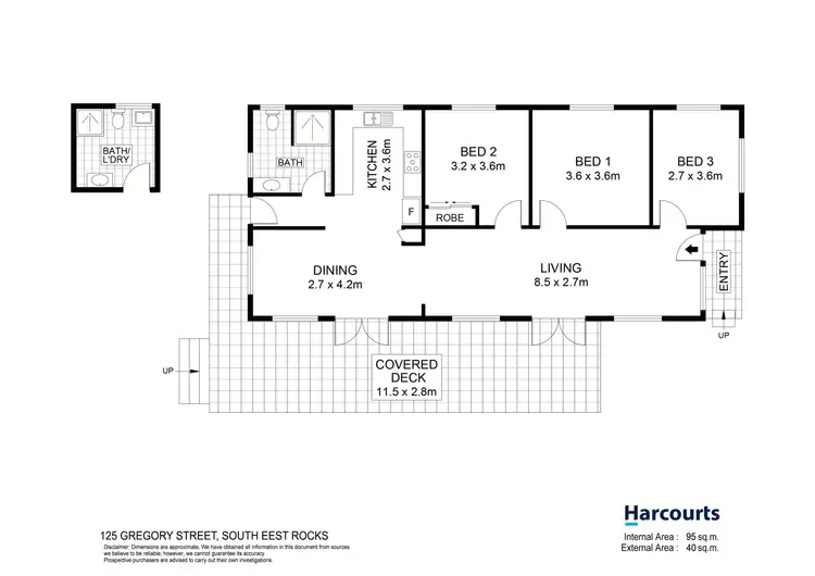 Floorplan of Homely house listing, 125 Gregory Street, South West Rocks NSW 2431