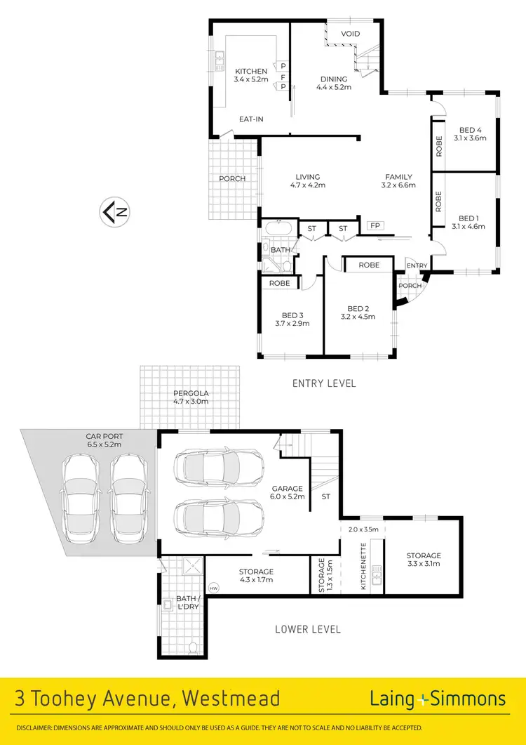 Floorplan of Homely house listing, 3 Toohey Avenue, Westmead NSW 2145